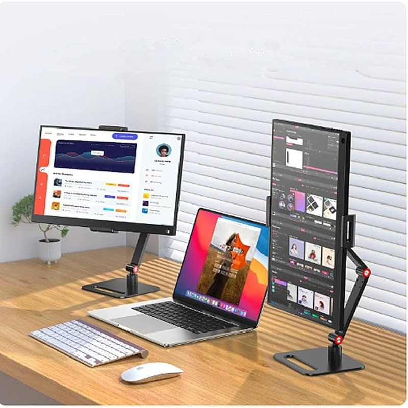 Adjustable Universal Desk Holder for 12173 Displays VESA Mount Monitor Stand with Expandable Base