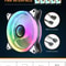 Clearance Aigo AF12 120mm RGB Case Fan Silent ARGB Cooling for PC CPU Water Air Cooler