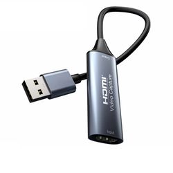 usb 2.0 & type-c 4k hdmi video capture card, game recorder for switch, xbox, ps5/ps4, dvd, live streaming & broadcasting