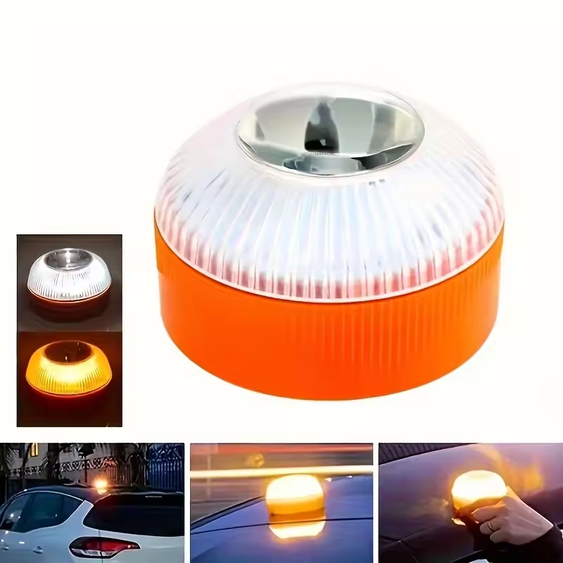 Magnetic LED Car Beacon Emergency Safety Strobe Light Roadside Flashlight Lamp