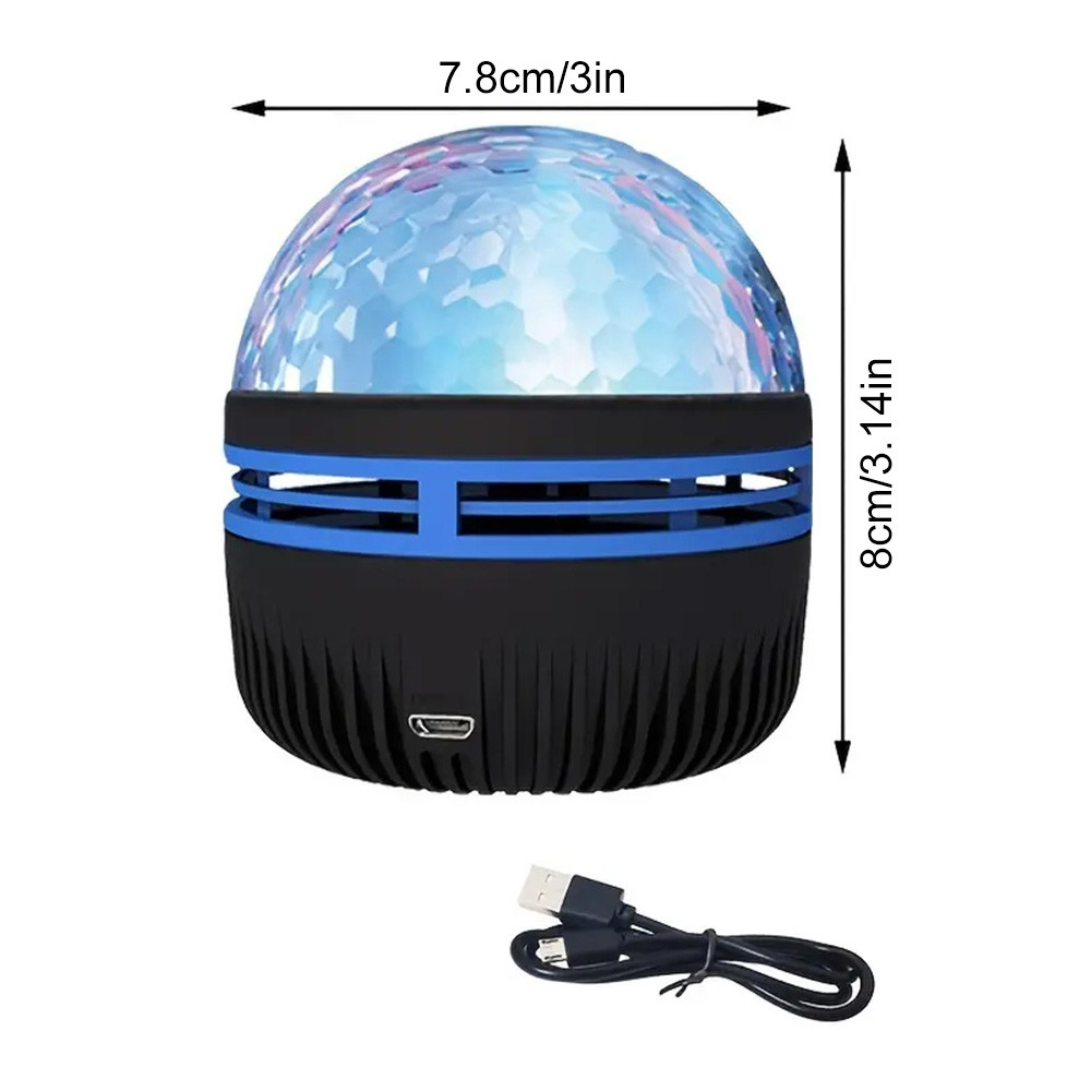 Atmosphere Night Light USB Aurora Projector Mini Ground Photo Lamp for Bedroom Birthday Gift