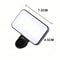 Rechargeable Mini Selfie Fill Light 3 Modes Adjustable Brightness ClipOn for Smartphones Laptops