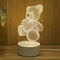 Atmosphere Lighting Small Table Lamp Cute Cartoon Bedside Night Light for Children Girls Best Fr