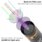 Mini 3W 365nm UV Flashlight Rechargeable Blacklight Torch for Manicures Pet Urine Tinea Scorpion