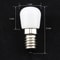 Mini LED Fridge Light Bulb 220V110V E14 Screw Base Warm Cool White for Display Cabinets