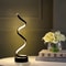 Modern Spiral Dimmable LED Table Lamp Sleek Bedside Light for Living Room Bedroom Office