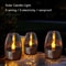 LED Solar Candles Flameless Rechargeable Waterproof Night Lights for Outdoor Garden Wedding Dec
