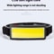COB LED Rechargeable Headlamp Super Bright 180 Waterproof Head Light for Outdoor Running Camping