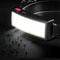 COB LED Rechargeable Headlamp Super Bright 180 Waterproof Head Light for Outdoor Running Camping
