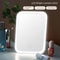 LED Touch Screen Folding Makeup Mirror USB Rechargeable 3 Light Modes Portable Cosmetic Tool