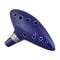 12 Hole Ceramic Ocarina Alto C Vessel Flute Beginner Wind Instrument With Music Score Neck Strap 5