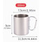 Portable Stainless Steel Camping Travel Cup With Carabiner Handle Outdoor Hiking Water Mug For Picn 5