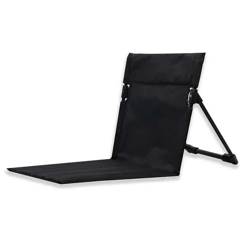 Foldable Camping Chair Outdoor Lazy Backrest Cushion Seat Portable Beach Chair For Garden Park Picn 0