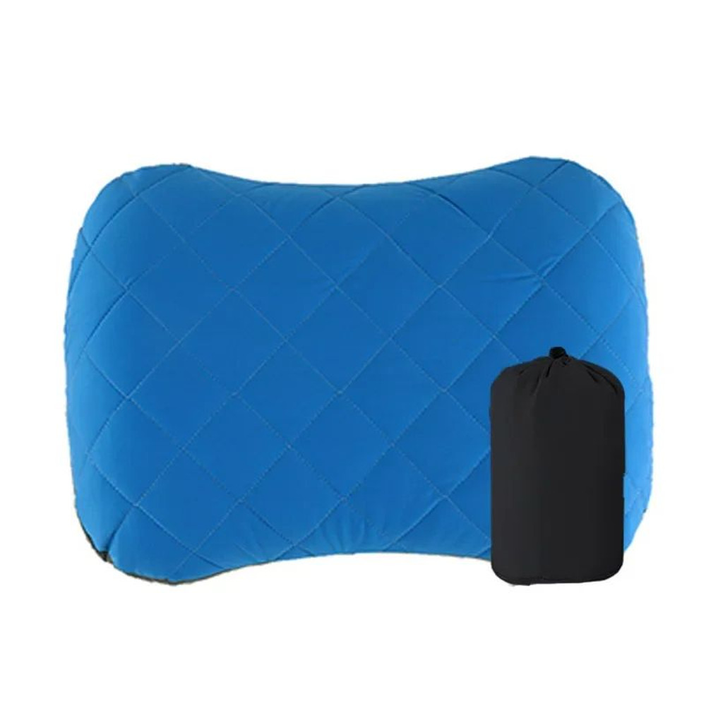 Ergonomic Ultralight Inflatable Travel Camping Pillow Soft Washable Cover For Neck Back Support Po 7