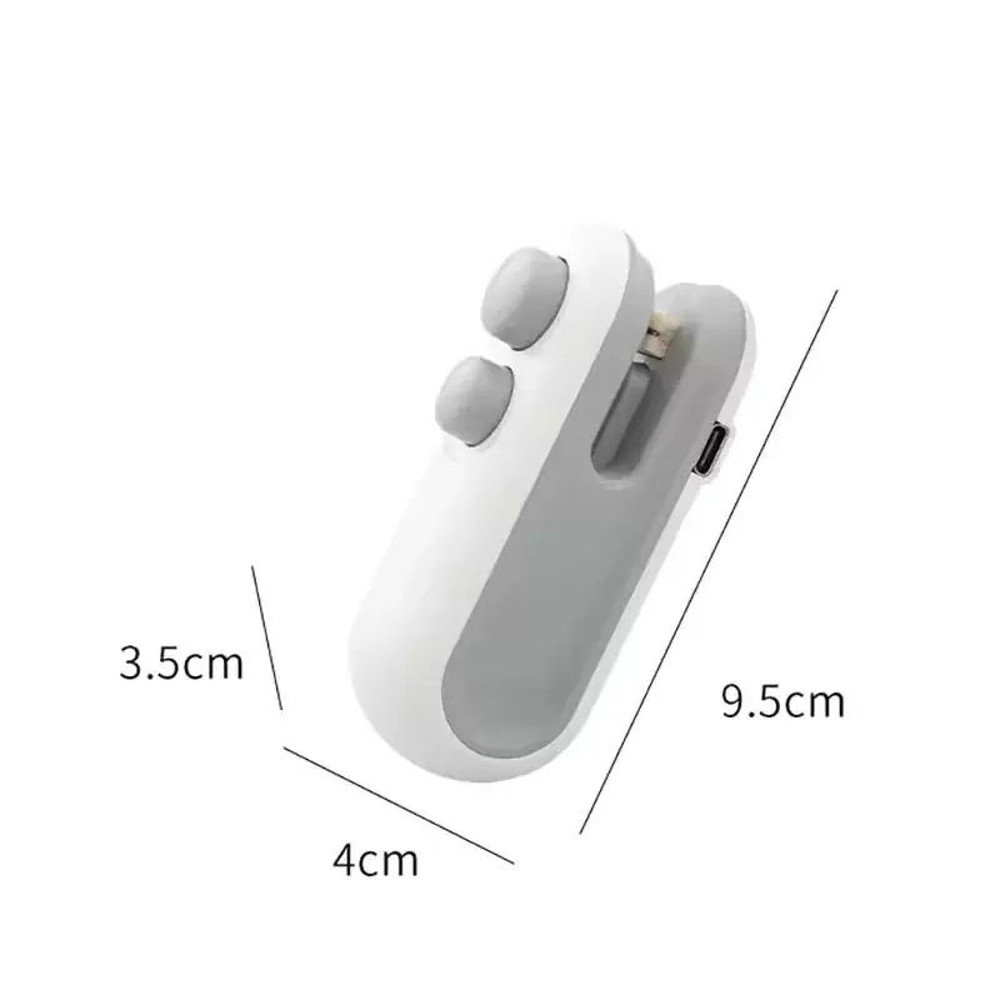 Mini Sealing Machine USB Rechargeable Heat Sealer For Plastic Food Storage Bags Handheld Food Seale 5