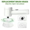 Cordless Electric Spin Scrubber Adjustable Extension Handle Replaceable Brush Heads Ideal For Bath 1