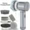 Cordless Electric Spin Scrubber Adjustable Extension Handle Replaceable Brush Heads Ideal For Bath 6