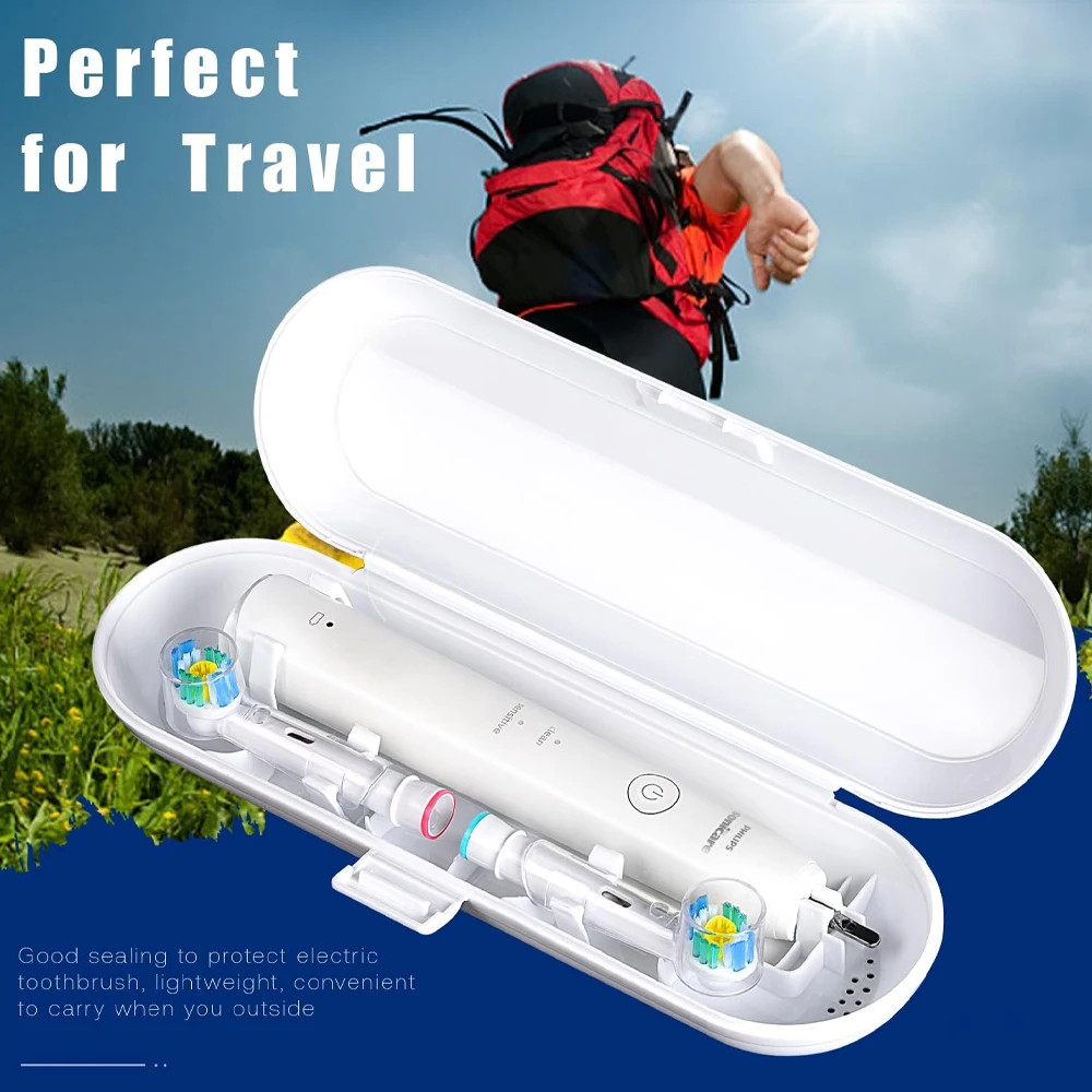 Electric Toothbrush Case Portable Toothbrush Storage Case Travel Protective Cover Dust Proof Snap O 1