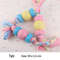 Durable Dog Chew Toys For Small Breeds TPR Knot Teething Puppy Toys For Teeth Cleaning  Boredom Rel 4