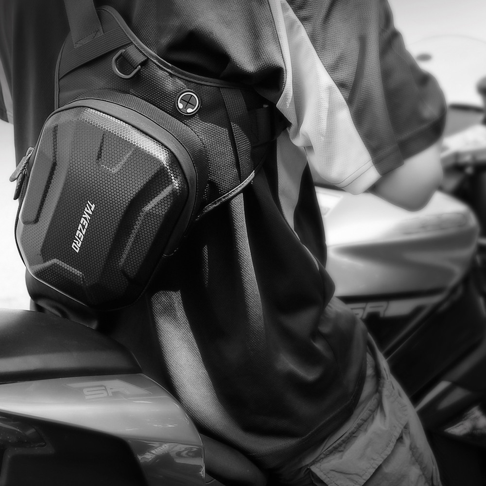 Motorcycle Leg Side Bag, Waterproof Motorbike Waist Leg Bag for Outdoor Sports, Cycling & Travel