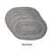 Oval Rope Cotton Placemats, 4PCS Non-Slip Braided Table Mats Set for Kitchen & Dining Room Decor