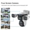 LS VISION 10K Four Lens PTZ Camera 20MP 10X Zoom 4 Screens Wireless Outdoor IP Security Camera With 5