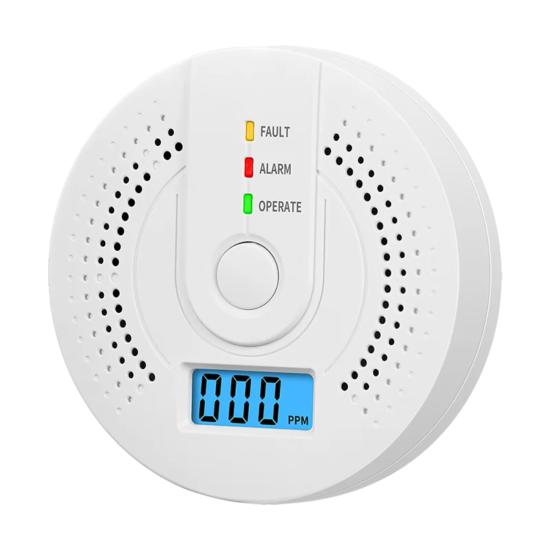 Digital CO Alarm DetectorIndependent Carbon Monoxide Sensor With Loud 85dB Alarm Flash Warning Saf 3