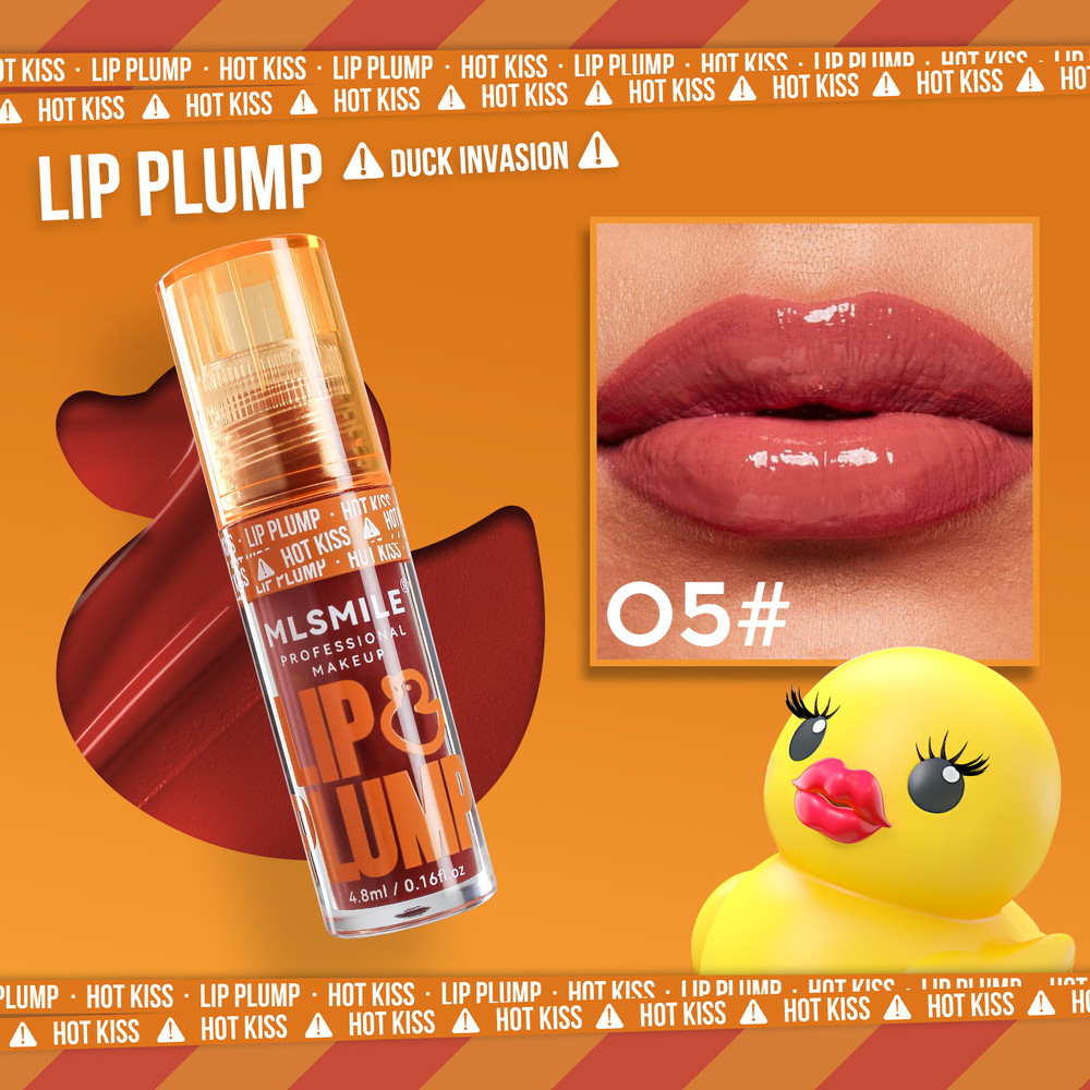 Plumping Lip Gloss Set MLSMILE Duck Lip Oil For Fuller Lips  Natural Shine Hydration  Mirror Like F 10