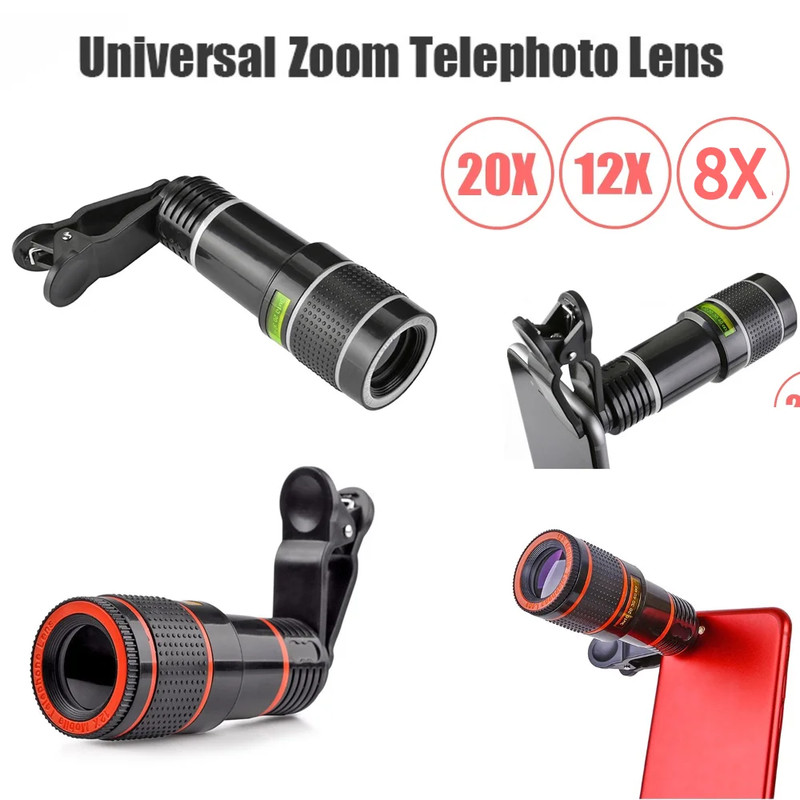 Universal Telephoto Lens For Smartphones Perfect For Travel Wildlife Sports Photography 1