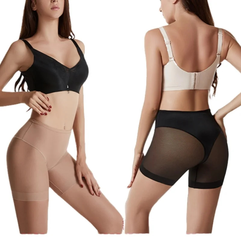 Women Under Skirt Anti Chafing Thigh Safety Shorts, Seamless Shapewear Panties for Tummy Control & Butt Lifting