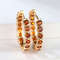 Luxury Small Black Hoop Earrings,Gold Round Zircon Stone Studs for Women,Trendy Wedding Jewelry,Cute & Elegant