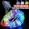 Outdoor Solar Tube Rope LED Light Waterproof Garden Christmas Decoration Fairy String Light For Wed 1