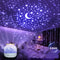 Crown Star Light Projection Lamp, Rotating Star Bedroom Ceiling Atmosphere Night Lamp with 6 Films