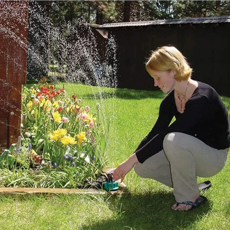 360 Degree Automatic Garden Sprinkler Lawn Rotary Nozzle With Wide Coverage WaterSaving Irrigation 1