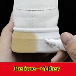 anti-oxidation pen – shoe whitening & repair complementary color tool for white & black shoes
