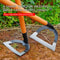 ShovelShaped Hollow Hoe Weeding Rake LaborSaving Steel Weeding Hoe With Handle For Gardening Soil 3