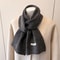 Luxury Winter Scarf for Women, Soft Knitted Scarf, Warm Solid Color Wraps, Simple Shawls and Neckerchiefs