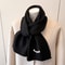Luxury Winter Scarf for Women, Soft Knitted Scarf, Warm Solid Color Wraps, Simple Shawls and Neckerchiefs