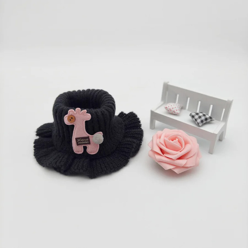 Cute Cartoon Neck Warmer, Warm Knitted Scarf for Babies, Boys, and Girls, Winter Fashionable Polyester Unisex Neck Prote