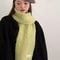 Pure Color Woolen Scarf, Versatile Winter Neck Warmer, New Knitted Yarn For Girls and Students