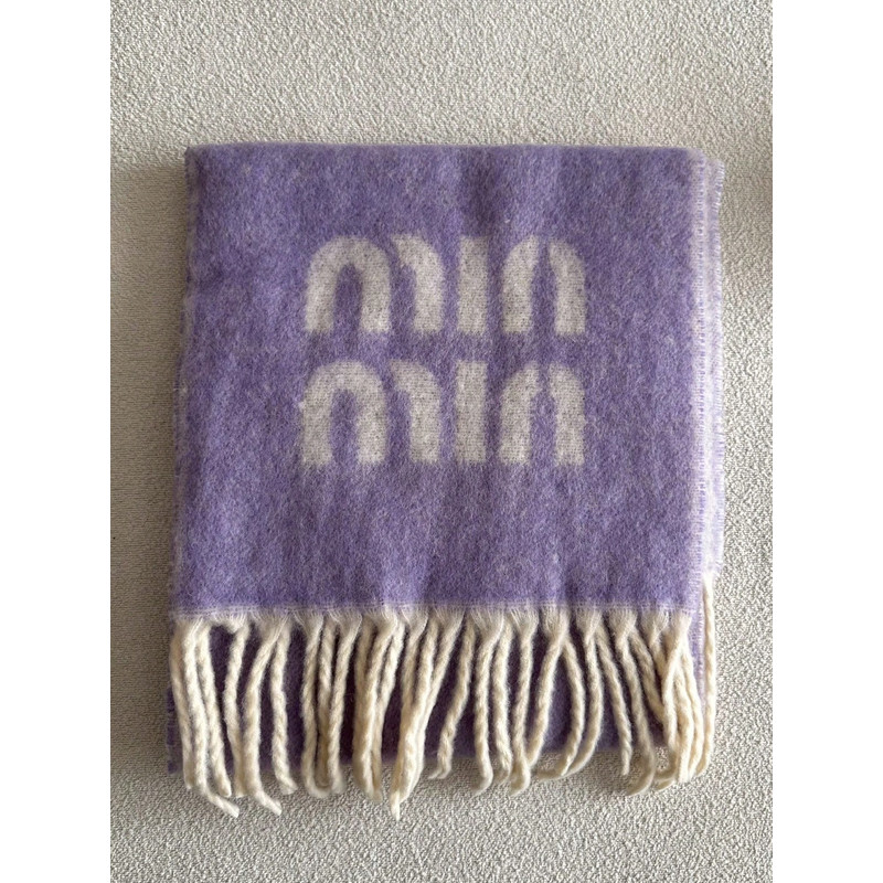 Thick Jacquard Knitted Shawl, Wool Blend Scarf, Letter Pattern, Winter Autumn Fashion Accessory