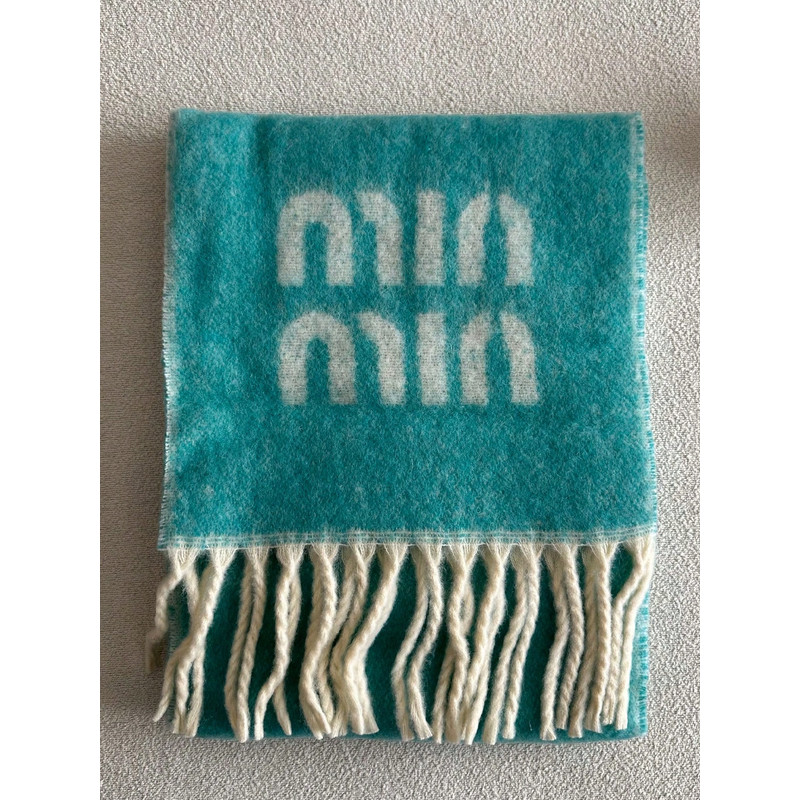 Thick Jacquard Knitted Shawl, Wool Blend Scarf, Letter Pattern, Winter Autumn Fashion Accessory