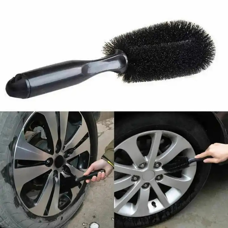 Auto Cleaning Detailing Care, Car Wheel Cleaning Brush, Tire Rim Brush, Wet Dry Wheel, Accessories