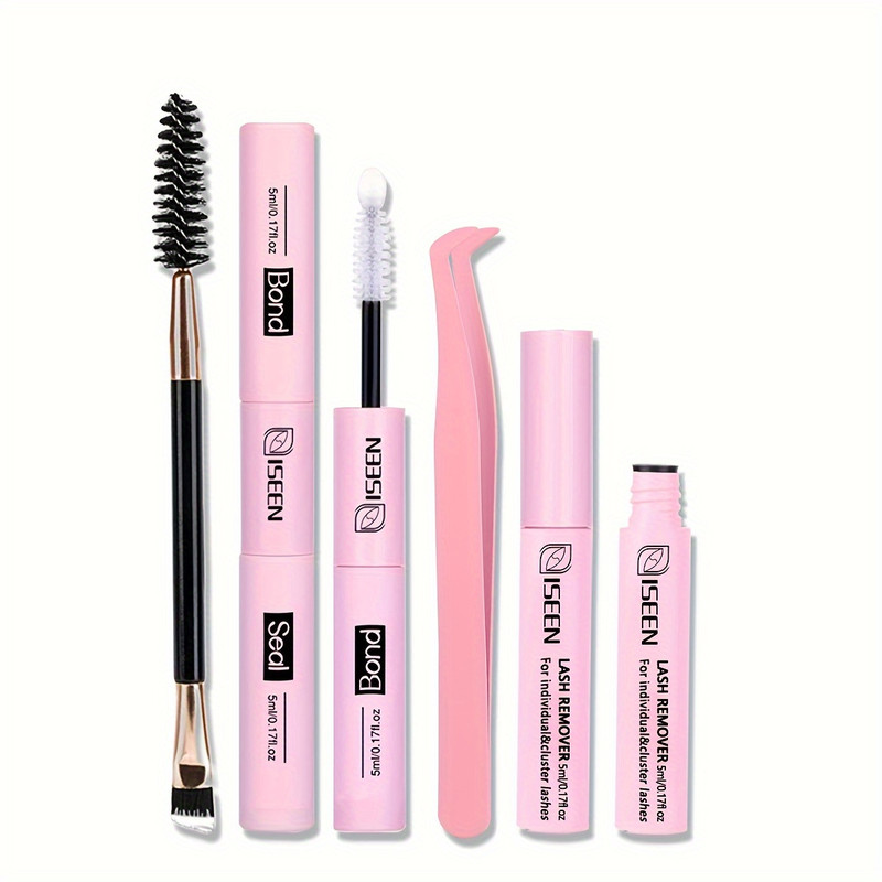 Super Hold Long-Lasting Eyelash Glue, Lash Bond and Seal, Non-Irritating DIY Lash Clusters at Home