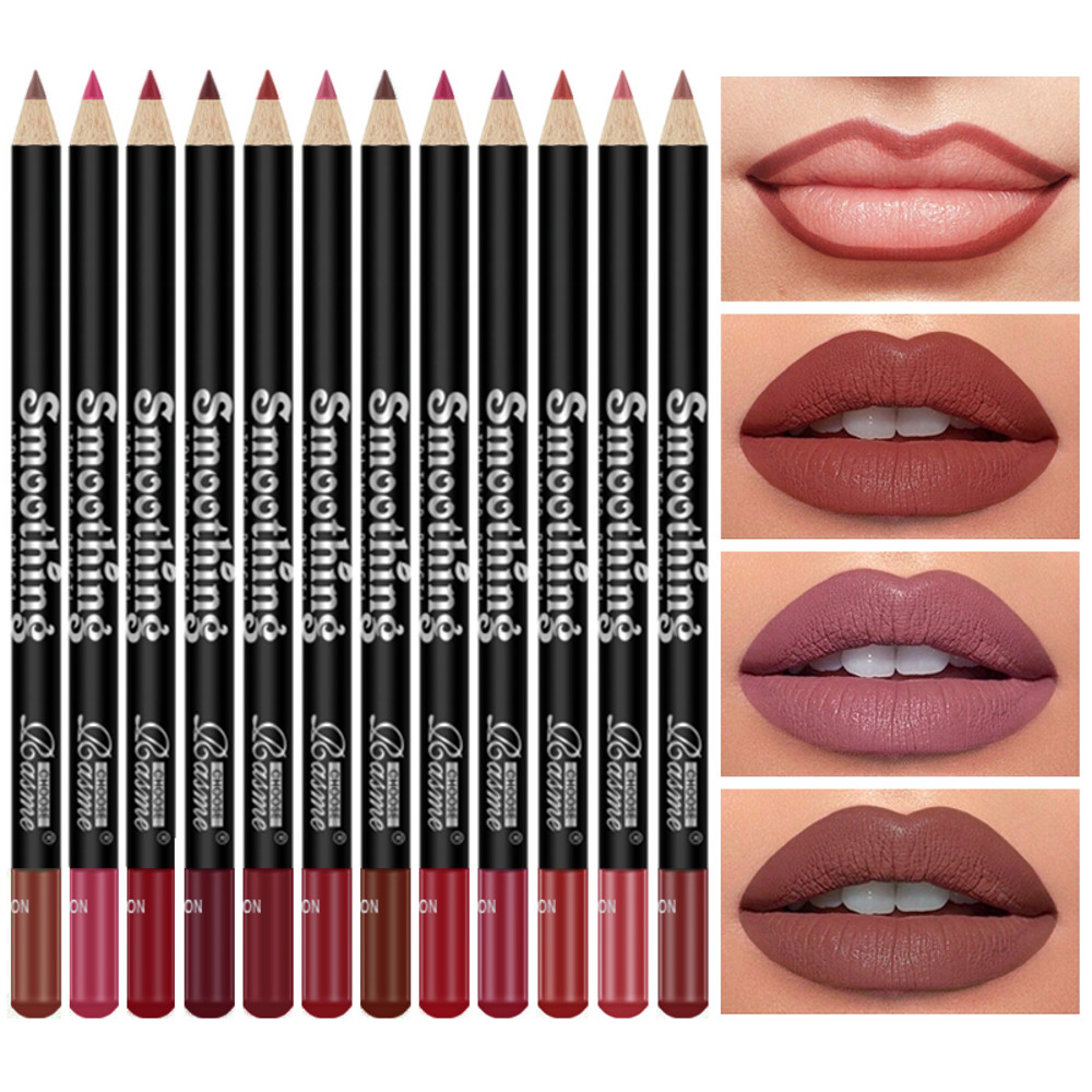 Professional Lip Liner Pencil and Matte Lip Gloss, Long-Lasting Lipstick Set for Women, Ideal Valentine's Day Gifts