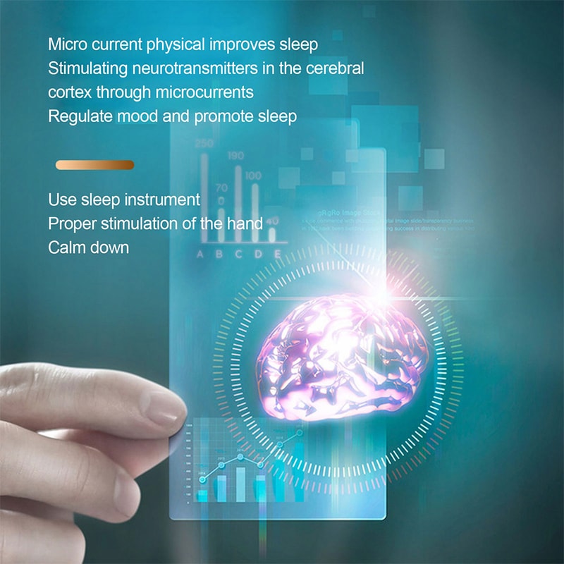 Handheld MicroCurrent Sleep Aid Relieve Anxiety Help Sleep Pressure Relief Insomnia Relaxation Devi 4