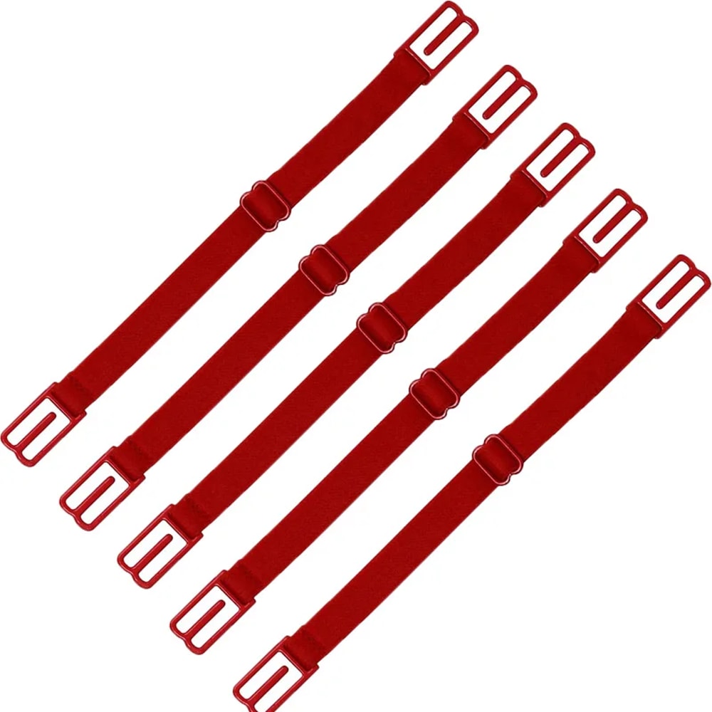 Womens Adjustable Bra Strap Holder NonSlip Shoulder Straps Invisible Belt Buckles Lingerie Extender 6