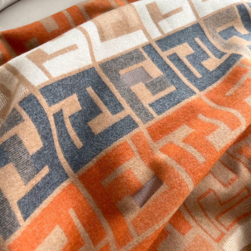 Luxury Women TwoSided Print Scarf Soft Warm Pashmina Fashion Shawl Winter Coldproof Windproof Blank 2