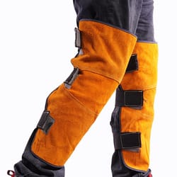 fireproof welding leg covers, anti-scald leg sleeves, reinforced welding leg protection, heat resistant leg wraps