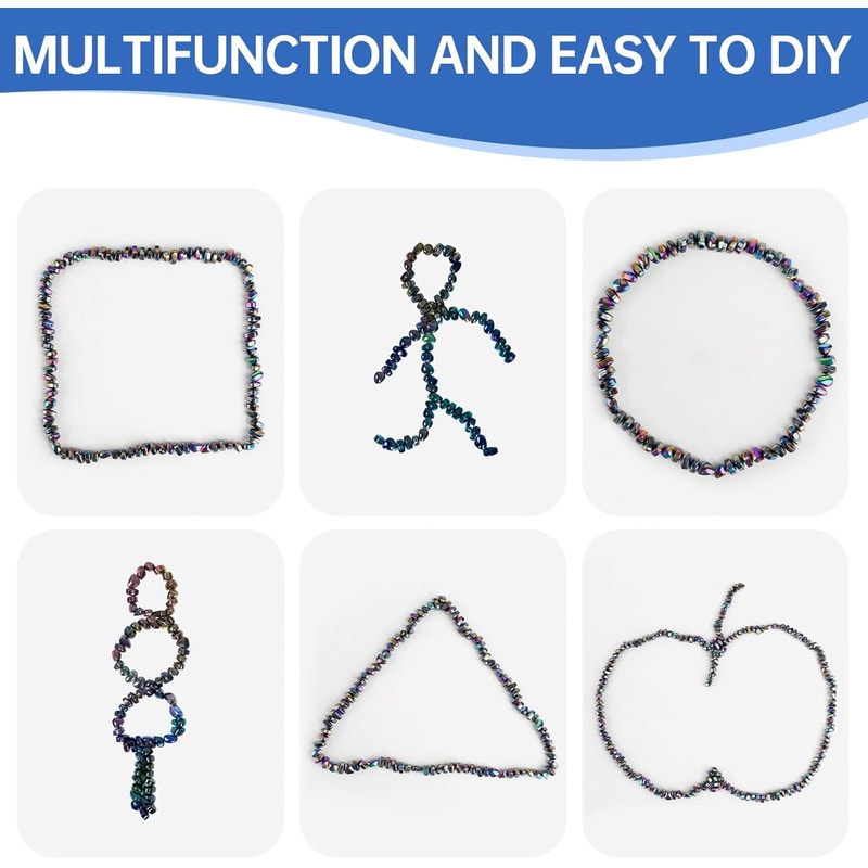 Magnetic Fidget Balls Ferrite Bead Putty Weak Magnet Stress Reliever AntiAnxiety Toy For Adults Aut 6